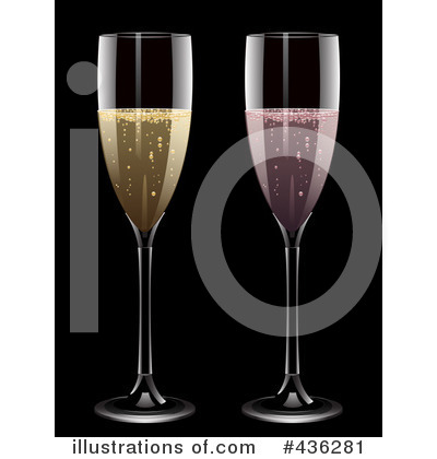 Royalty-Free (RF) Champagne Clipart Illustration by elaineitalia - Stock Sample #436281