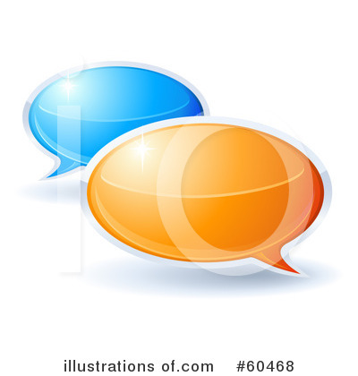 Royalty-Free (RF) Chat Box Clipart Illustration by Oligo - Stock Sample #60468