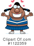 Cheerleader Clipart #1122359 by Cory Thoman