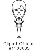 Cheerleader Clipart #1198605 by Cory Thoman