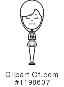 Cheerleader Clipart #1198607 by Cory Thoman