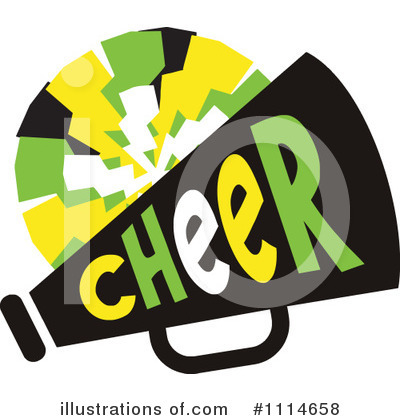 Royalty-Free (RF) Cheerleading Clipart Illustration by Johnny Sajem - Stock Sample #1114658