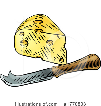 Cheese Knife Clipart #1770803 by AtStockIllustration