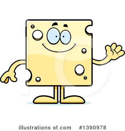 Royalty-Free (RF) Cheese Mascot Clipart Illustration by Cory Thoman - Stock Sample #1390978