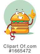 Cheeseburger Clipart #1665472 by Morphart Creations