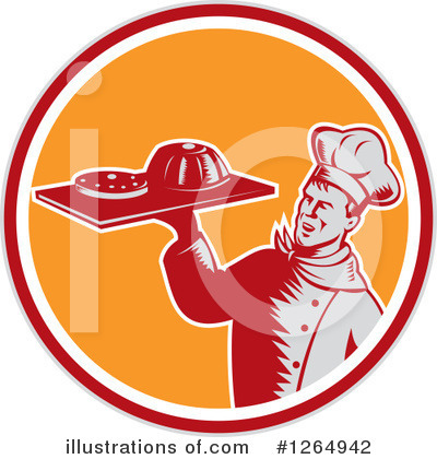 Royalty-Free (RF) Chef Clipart Illustration by patrimonio - Stock Sample #1264942