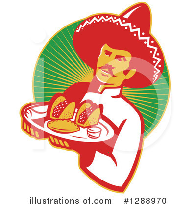 Royalty-Free (RF) Chef Clipart Illustration by patrimonio - Stock Sample #1288970