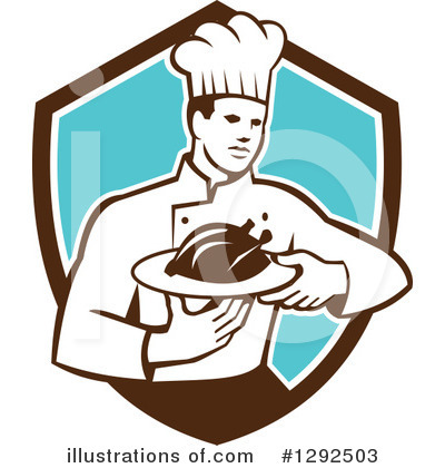Royalty-Free (RF) Chef Clipart Illustration by patrimonio - Stock Sample #1292503