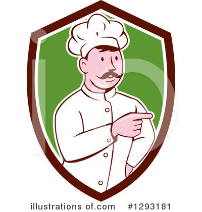 Royalty-Free (RF) Chef Clipart Illustration by patrimonio - Stock Sample #1293181