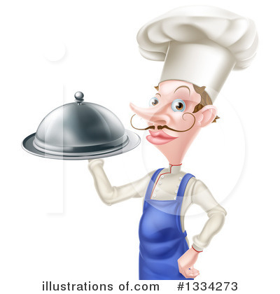 Royalty-Free (RF) Chef Clipart Illustration by AtStockIllustration - Stock Sample #1334273