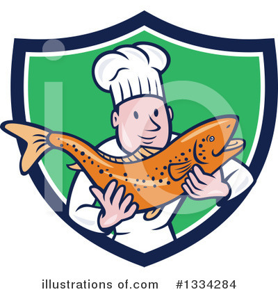 Royalty-Free (RF) Chef Clipart Illustration by patrimonio - Stock Sample #1334284