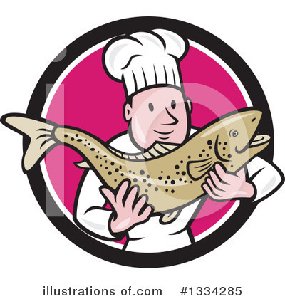 Royalty-Free (RF) Chef Clipart Illustration by patrimonio - Stock Sample #1334285