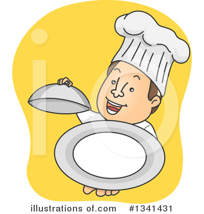 Royalty-Free (RF) Chef Clipart Illustration by BNP Design Studio - Stock Sample #1341431