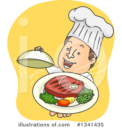 Royalty-Free (RF) Chef Clipart Illustration by BNP Design Studio - Stock Sample #1341435