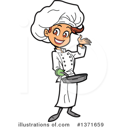Royalty-Free (RF) Chef Clipart Illustration by Clip Art Mascots - Stock Sample #1371659