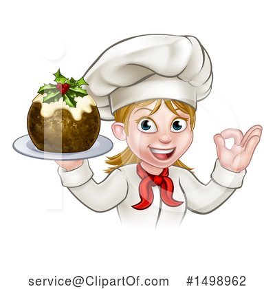 Christmas Pudding Clipart #1498962 by AtStockIllustration