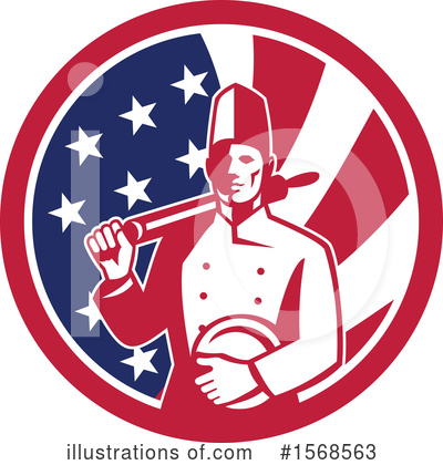 Royalty-Free (RF) Chef Clipart Illustration by patrimonio - Stock Sample #1568563
