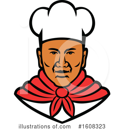 Royalty-Free (RF) Chef Clipart Illustration by patrimonio - Stock Sample #1608323