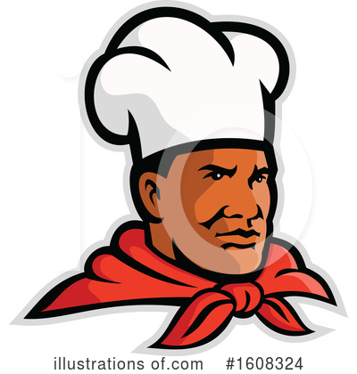 Royalty-Free (RF) Chef Clipart Illustration by patrimonio - Stock Sample #1608324