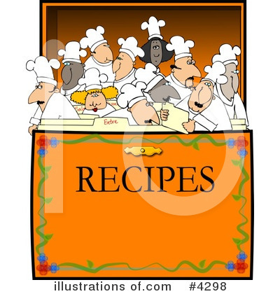 Royalty-Free (RF) Chef Clipart Illustration by djart - Stock Sample #4298