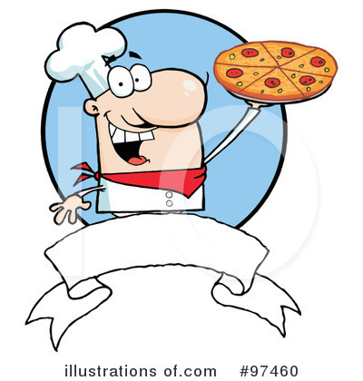 Pizza Chef Clipart #97460 by Hit Toon