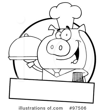 Royalty-Free (RF) Chef Clipart Illustration by Hit Toon - Stock Sample #97506