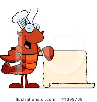 Crayfish Clipart #1099769 by Cory Thoman