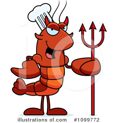 Royalty-Free (RF) Chef Crawdad Clipart Illustration by Cory Thoman - Stock Sample #1099772