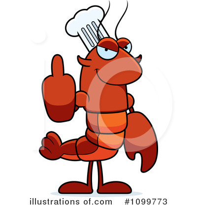 Crayfish Clipart #1099773 by Cory Thoman