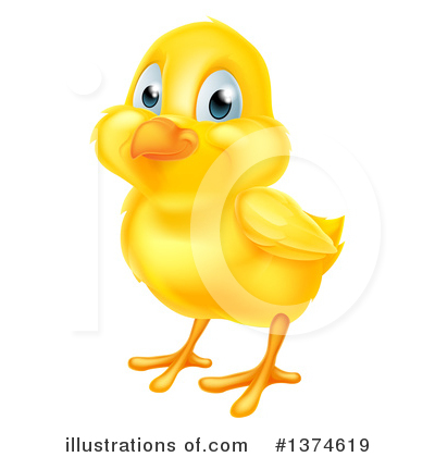 Easter Chick Clipart #1374619 by AtStockIllustration