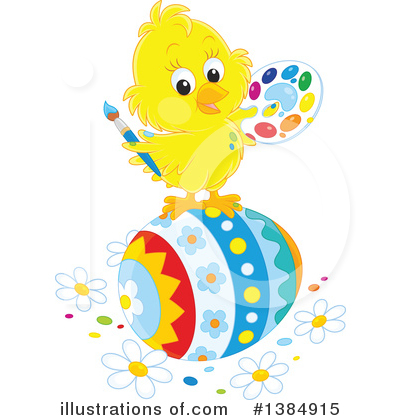Easter Chick Clipart #1384915 by Alex Bannykh