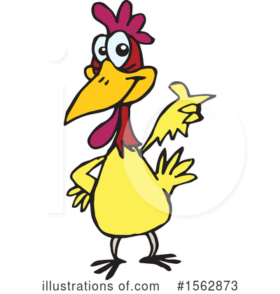 Hen Clipart #1562873 by Dennis Holmes Designs