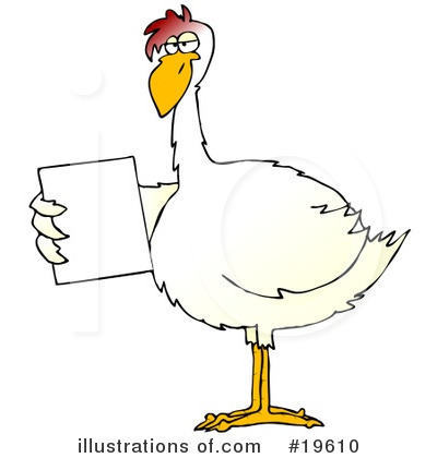Royalty-Free (RF) Chicken Clipart Illustration by djart - Stock Sample #19610
