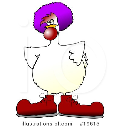 Royalty-Free (RF) Chicken Clipart Illustration by djart - Stock Sample #19615