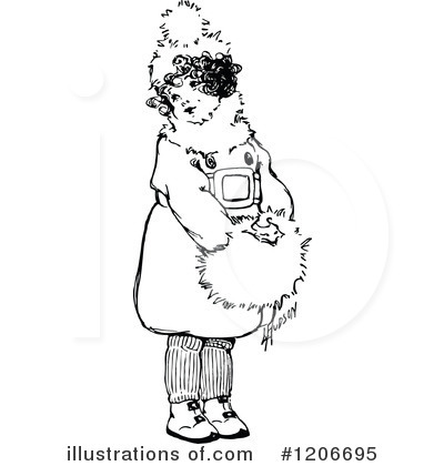 Royalty-Free (RF) Child Clipart Illustration by Prawny Vintage - Stock Sample #1206695