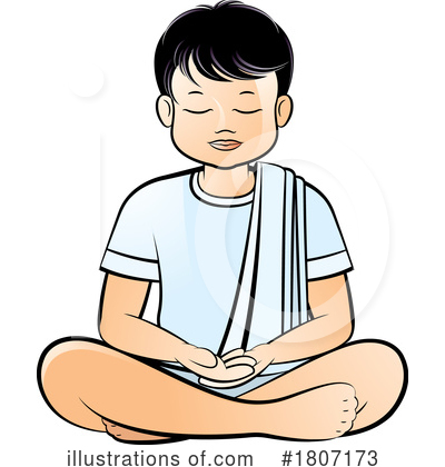 Meditate Clipart #1807173 by Lal Perera