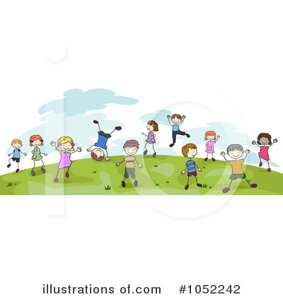 Cartwheel Clipart #1052242 by BNP Design Studio