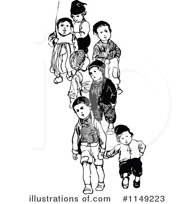 Royalty-Free (RF) Children Clipart Illustration by Prawny Vintage - Stock Sample #1149223