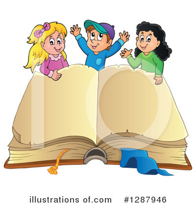 Book Clipart #1287946 by visekart