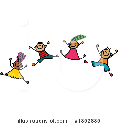 Stick Children Clipart #1352885 by Prawny