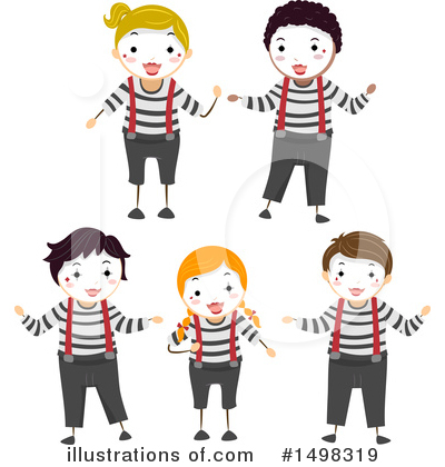 Mime Clipart #1498319 by BNP Design Studio