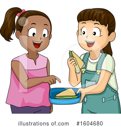 Lunch Clipart #1604680 by BNP Design Studio