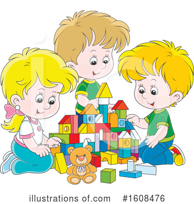 Royalty-Free (RF) Children Clipart Illustration by Alex Bannykh - Stock Sample #1608476