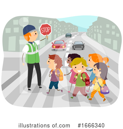 Pedestrian Clipart #1666340 by BNP Design Studio