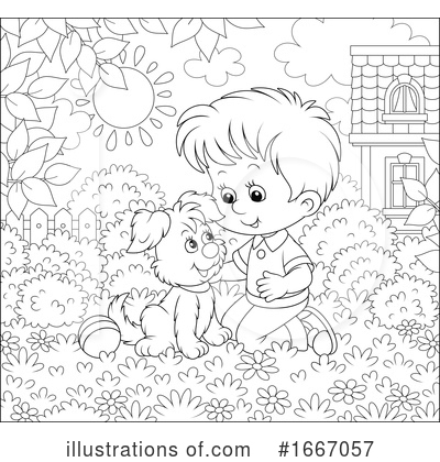 Royalty-Free (RF) Children Clipart Illustration by Alex Bannykh - Stock Sample #1667057