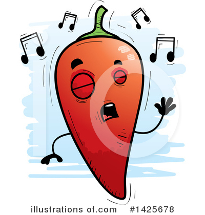 Royalty-Free (RF) Chile Pepper Clipart Illustration by Cory Thoman - Stock Sample #1425678