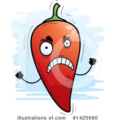Royalty-Free (RF) Chile Pepper Clipart Illustration by Cory Thoman - Stock Sample #1425680