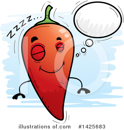 Chile Pepper Clipart #1425683 by Cory Thoman