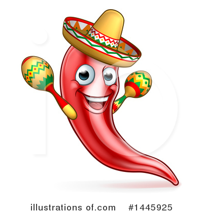 Royalty-Free (RF) Chile Pepper Clipart Illustration by AtStockIllustration - Stock Sample #1445925