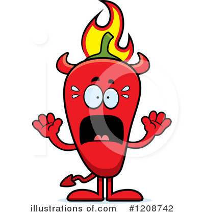 Chile Pepper Clipart #1208742 by Cory Thoman